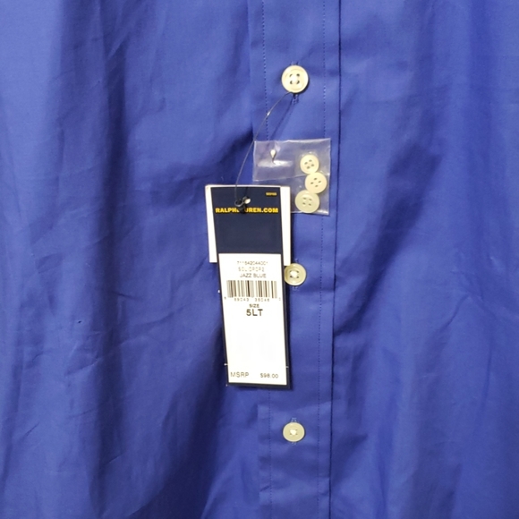 SOLD Nwt 5XLT Ralph Lauren dress shirt - Picture 3 of 8